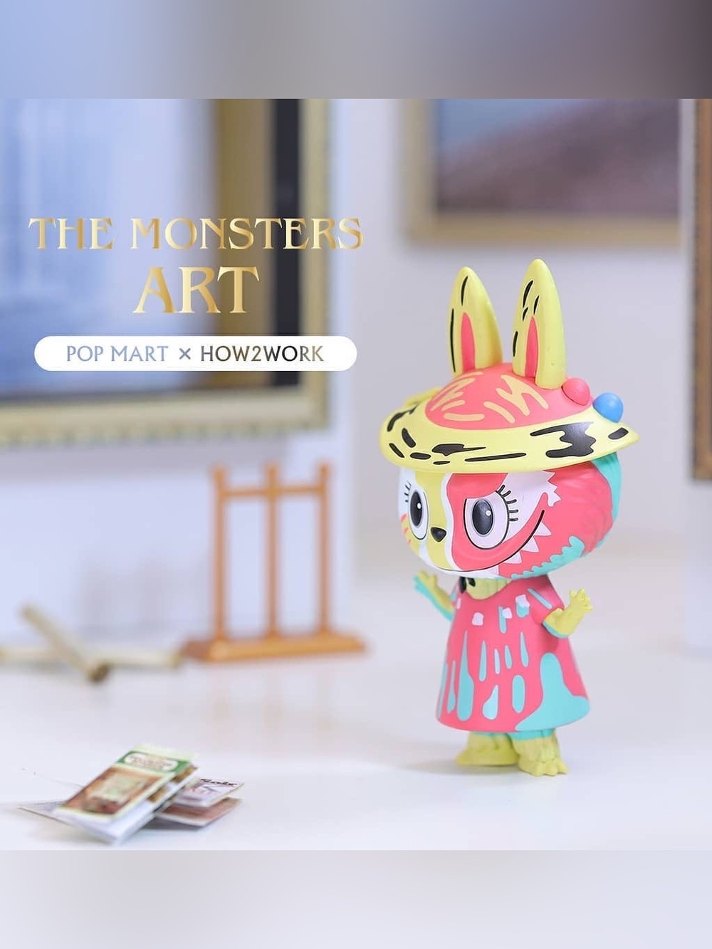 The Monsters Art Labubu FEMME AU CHAPEAU BUSTE  POP Mart